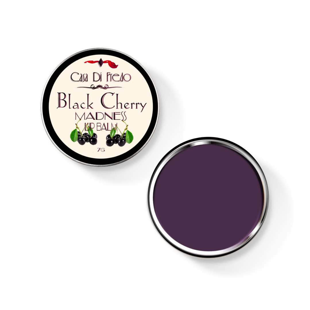 Black Cherry Madness Lip Balm Tin