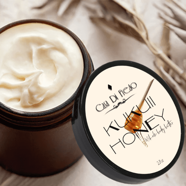 Kuku Honey Whole Body Butter 2oz jar.