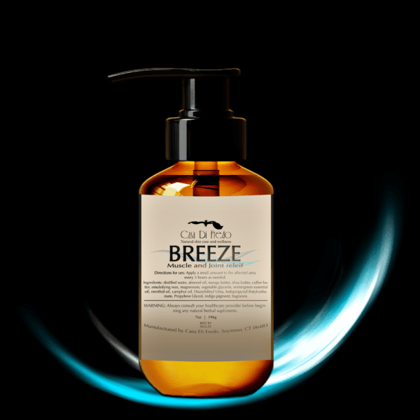 Breeze muscle and joint relief oil.